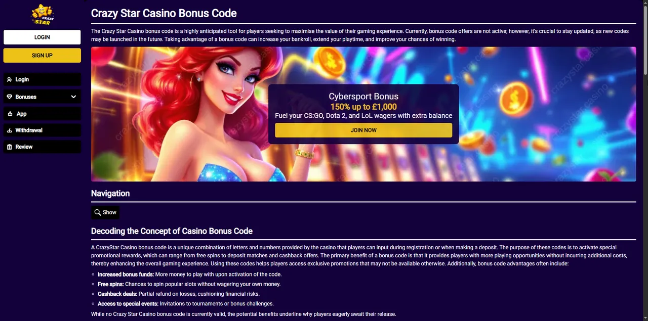 Crazystar Casino Casino